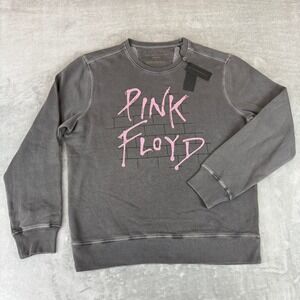 John Varvatos Pink Floyd Sweatshirt Mens Large Gray Crewneck $228 New NWT